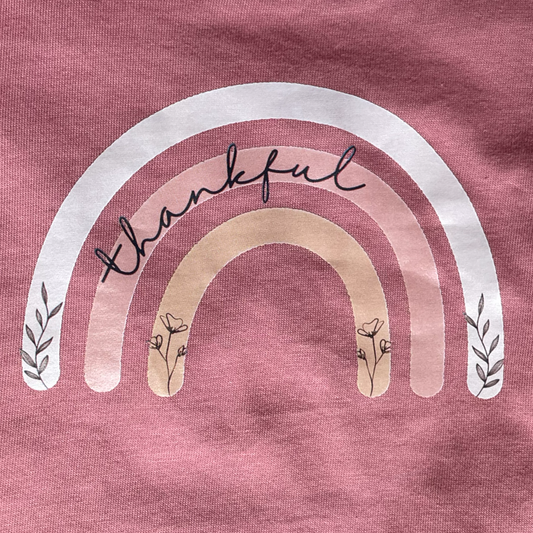 thankful flower tee