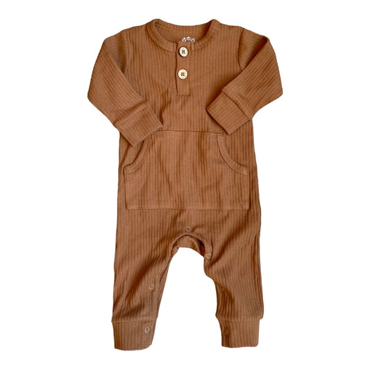 long sleeve ribbed onsie