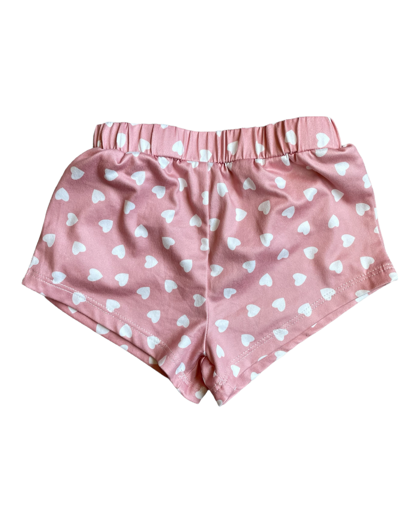 pink + white hearts leisure set - 2 piece